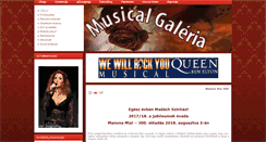 Desktop Screenshot of musicgaleria.hu