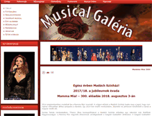 Tablet Screenshot of musicgaleria.hu